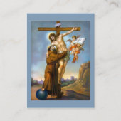 Prayer van de heilige heiligdommen van Assisi Visitekaartje (Voorkant)