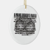 PRAYER VAN DE POLITIEBUREAUS KERAMISCH ORNAMENT (Rechts)