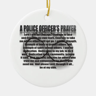 PRAYER VAN DE POLITIEBUREAUS KERAMISCH ORNAMENT