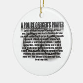 PRAYER VAN DE POLITIEBUREAUS KERAMISCH ORNAMENT (Links)