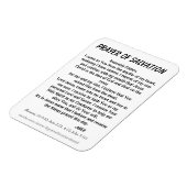 PRAYER VAN DE SALVATIE MAGNEET (Linkerzijde)