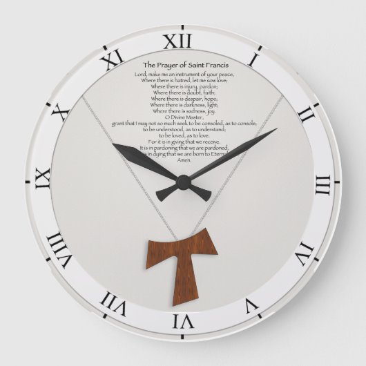 Prayer van Saint Francis Grote Klok (Voorkant)