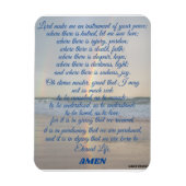 Prayer van Saint Francis Magneet (Verticaal)