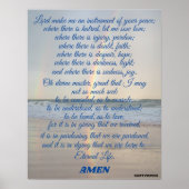 Prayer van Saint Francis Poster (Voorkant)