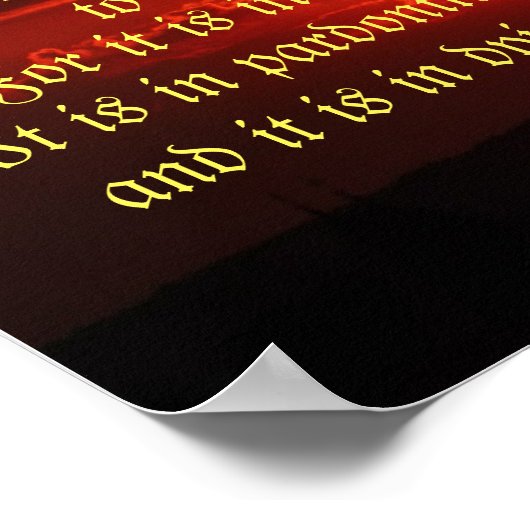 Prayer van Saint Francis Poster (Hoek)