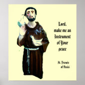 Prayer van Saint Francis Poster (Voorkant)