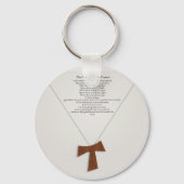 Prayer van Saint Francis Sleutelhanger (Voorkant)
