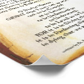 Prayer van Saint-Francis van Assisi 15:17 Parijs Poster (Hoek)