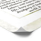 Prayer van Saint-Francis van Assisi 15:17 Parijs Poster (Hoek)