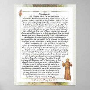 Prayer van Saint-Francis van Assisi 15:17 Parijs Poster