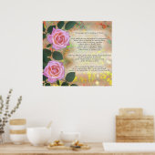 Prayer van St. Francis van Assisi Poster (Keuken)