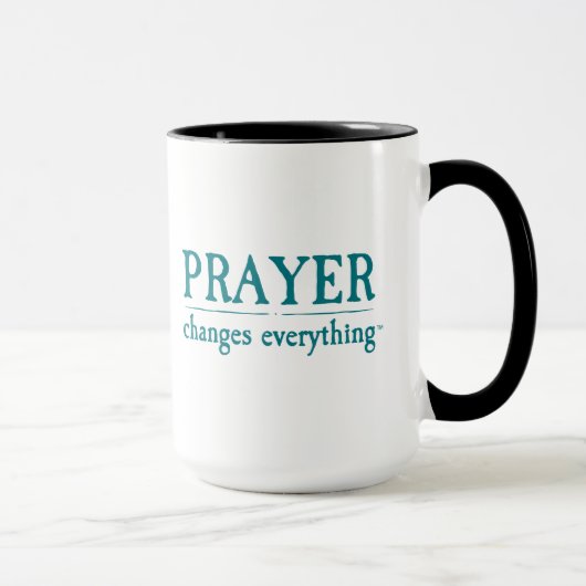 Prayer verandert alles 15oz. Mok (Rechts)