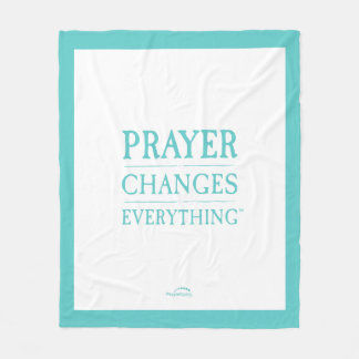 Prayer verandert alles 50 x 60 inch fleece deken