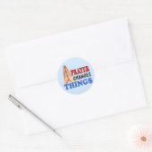 PRAYER VERANDERT DINGEN RONDE STICKER (Envelop)