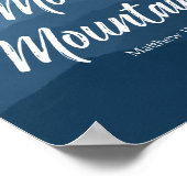 PRAYER VERPLAATST MOUNTAINES WALL ART POSTER (Hoek)