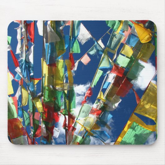 Prayer vlaggen mousepad muismat (Voorkant)