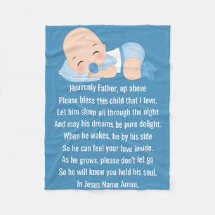 Prayer - Vleekbank, 60 x 80 inch Fleece Deken