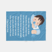 Prayer - Vleekbank, 60 x 80 inch Fleece Deken (Voorkant (Horizontaal))