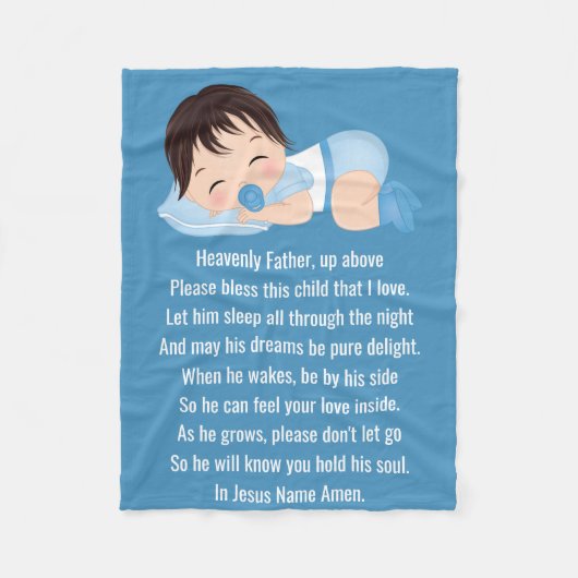 Prayer - Vleekbank, 60 x 80 inch Fleece Deken (Voorkant)