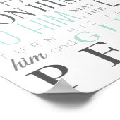 PRAYER VOOR AFDRUKTE BABY-JABY POSTER (Hoek)