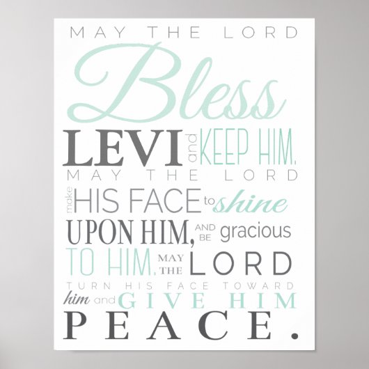 PRAYER VOOR AFDRUKTE BABY-JABY POSTER (Voorkant)