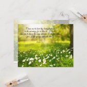 Prayer voor God's begeleiding, lentescannekaart Kaart (Voorkant / Achterkant in situ)