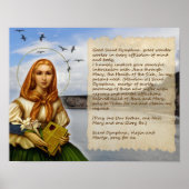 PRAYER VOOR ST DYMPHNA POSTER (Voorkant)