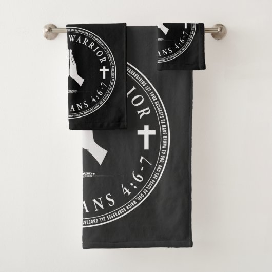 Prayer Warrior Bath Towel Set Bad Handdoek (Insitu)