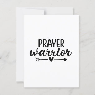 Prayer Warrior Briefkaart
