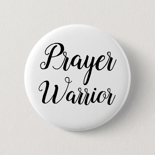 Prayer Warrior Button (Voorkant)