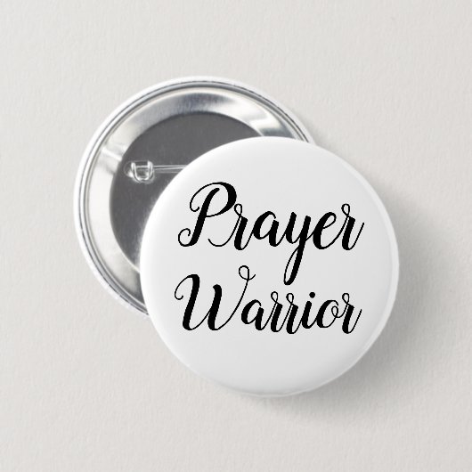 Prayer Warrior Button (Voorkant /achterkant)