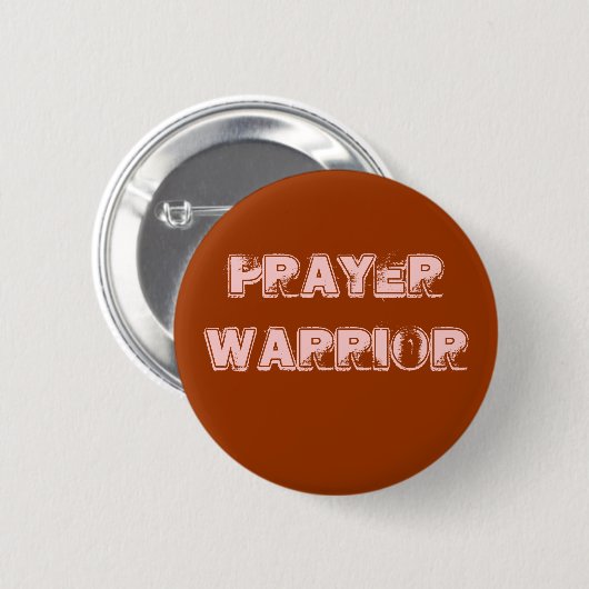 Prayer Warrior Button (Voorkant /achterkant)