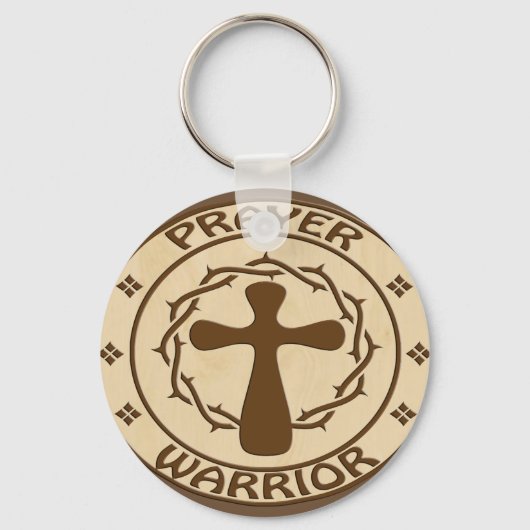 PRAYER WARRIOR CHRISTELIJK GEAR SLEUTELHANGER (Voorkant)