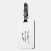 Prayer Warrior Christelijk Quote en Cross Bagagelabel (Achterkant verticaal)