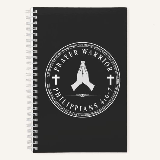 Prayer Warrior Circular Design Journal Notitieboek (Voorkant)