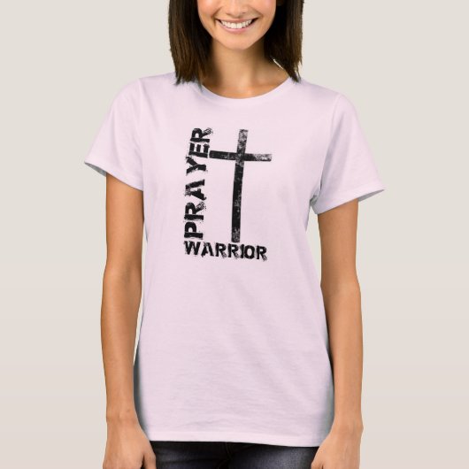 Prayer Warrior Cross T-shirt (Voorkant)