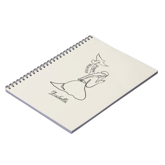 Prayer Warrior Design & Customize Naam Notitieboek (Linkerzijde)