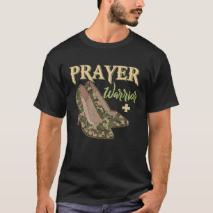 Prayer Warrior Faith Camo High Heels Christelijk T-shirt