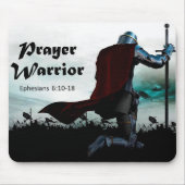 Prayer Warrior Mousepad Muismat (Voorkant)