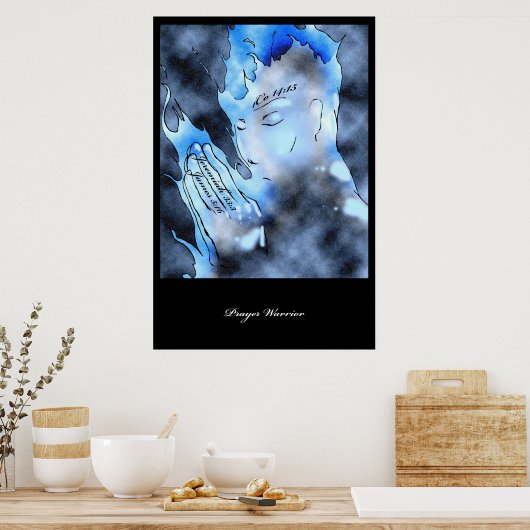 Prayer Warrior Poster (Keuken)