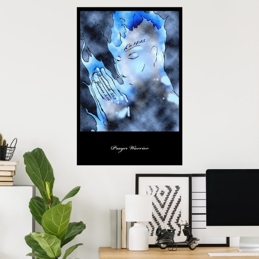 Prayer Warrior Poster (Thuiskantoor)
