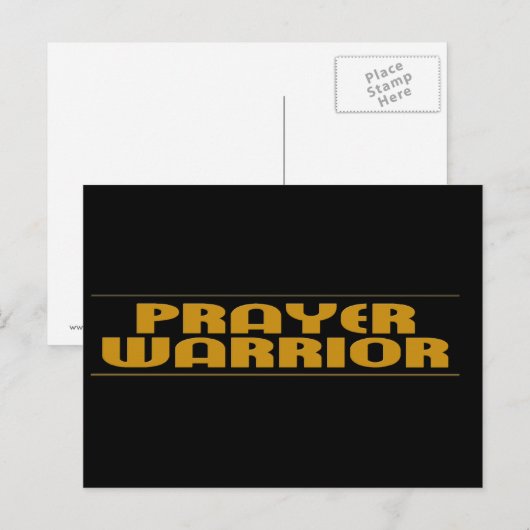 Prayer Warrior Products Briefkaart (Voorkant / Achterkant)