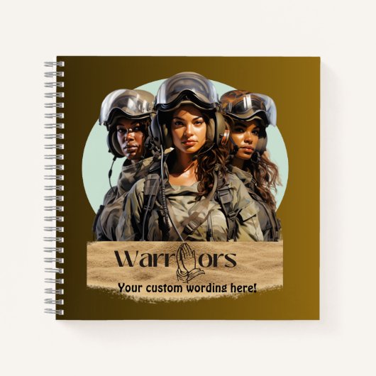 Prayer Warrior Spiral Notebook Notitieboek (Voorkant)