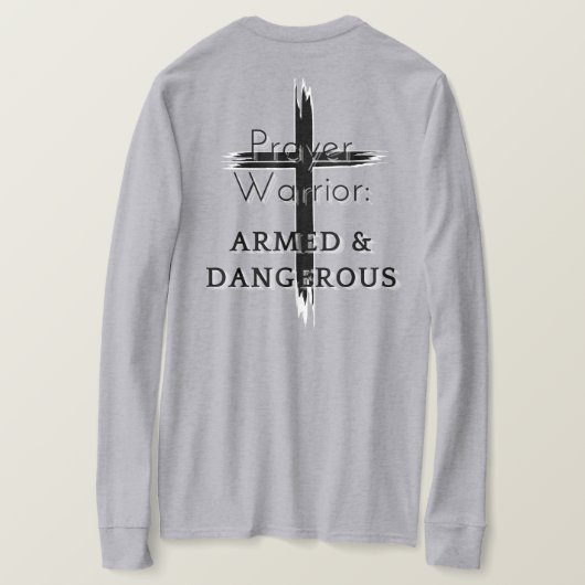 Prayer Warrior T-shirt (Design achterkant)