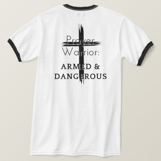 Prayer Warrior T-shirt (Design achterkant)