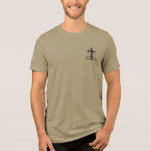 Prayer Warrior Tri-Blend Shirt (Voorkant)