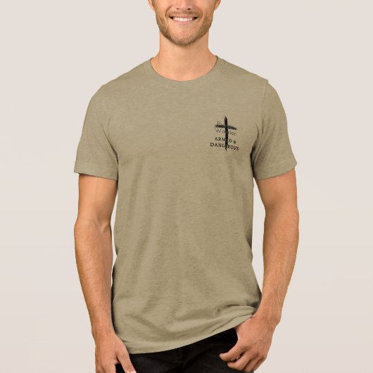 Prayer Warrior Tri-Blend Shirt (Voorkant)