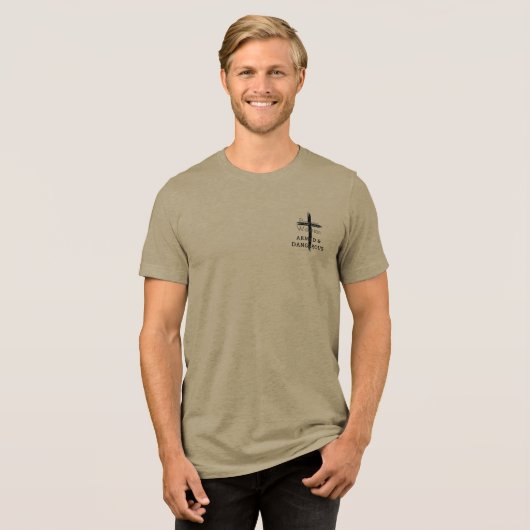 Prayer Warrior Tri-Blend Shirt (Voorkant volledig)