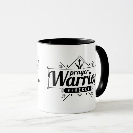 Prayer Warrior Tribal Emblem Mok (Voorkant rechts)
