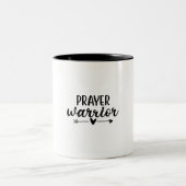 Prayer Warrior Tweekleurige Koffiemok (Center)